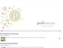 Tablet Screenshot of blog.paulapascual.com